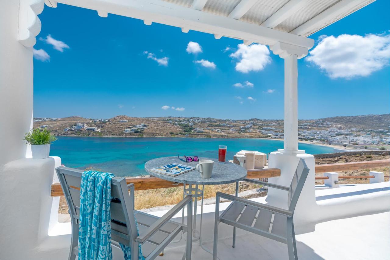 Apartament Corfos Blue Mykonos Ornos  Zewnętrze zdjęcie