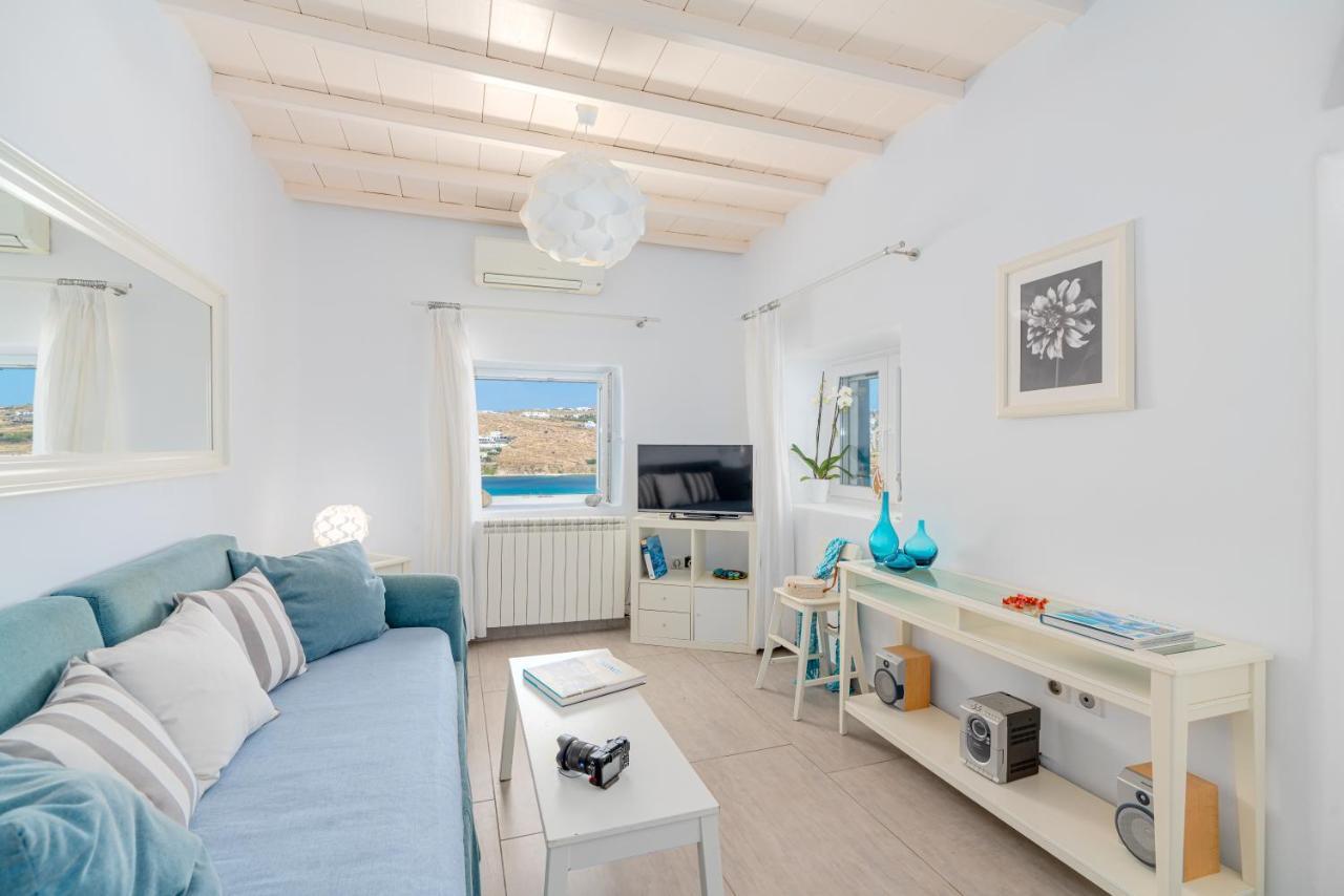 Apartament Corfos Blue Mykonos Ornos  Zewnętrze zdjęcie