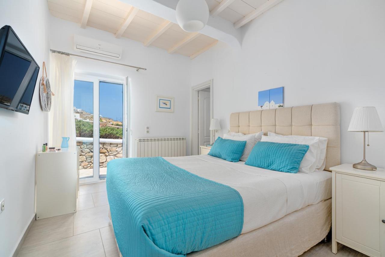 Apartament Corfos Blue Mykonos Ornos  Zewnętrze zdjęcie