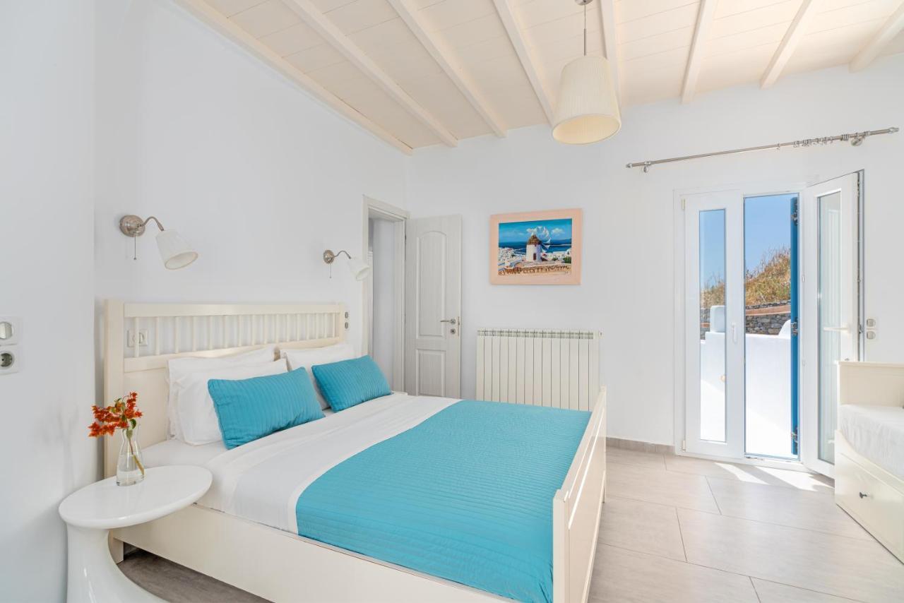 Apartament Corfos Blue Mykonos Ornos  Zewnętrze zdjęcie