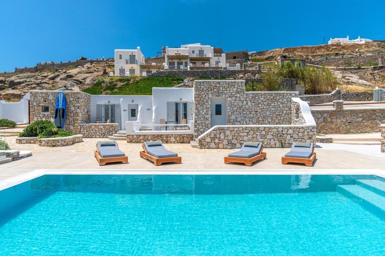 Apartament Corfos Blue Mykonos Ornos  Zewnętrze zdjęcie