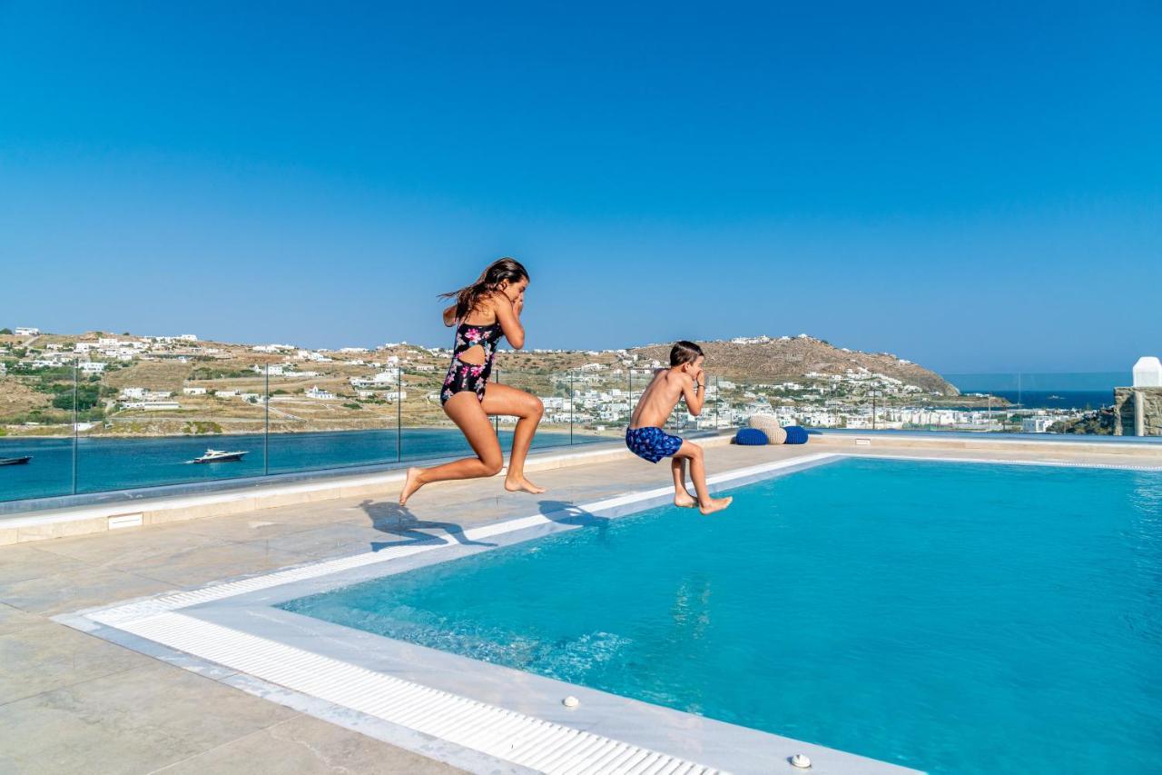 Apartament Corfos Blue Mykonos Ornos  Zewnętrze zdjęcie