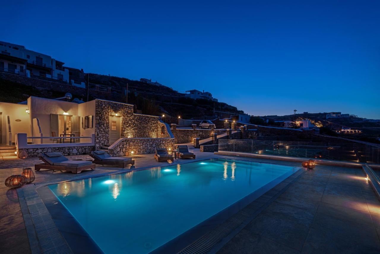 Apartament Corfos Blue Mykonos Ornos  Zewnętrze zdjęcie