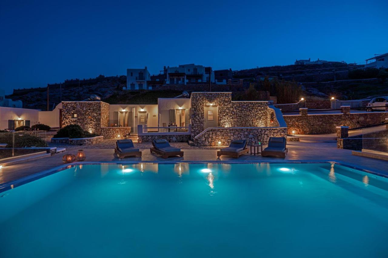 Apartament Corfos Blue Mykonos Ornos  Zewnętrze zdjęcie