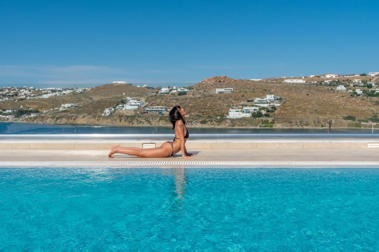 Apartament Corfos Blue Mykonos Ornos  Zewnętrze zdjęcie