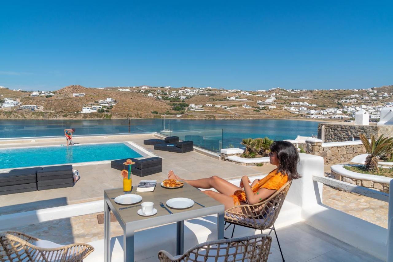 Apartament Corfos Blue Mykonos Ornos  Zewnętrze zdjęcie