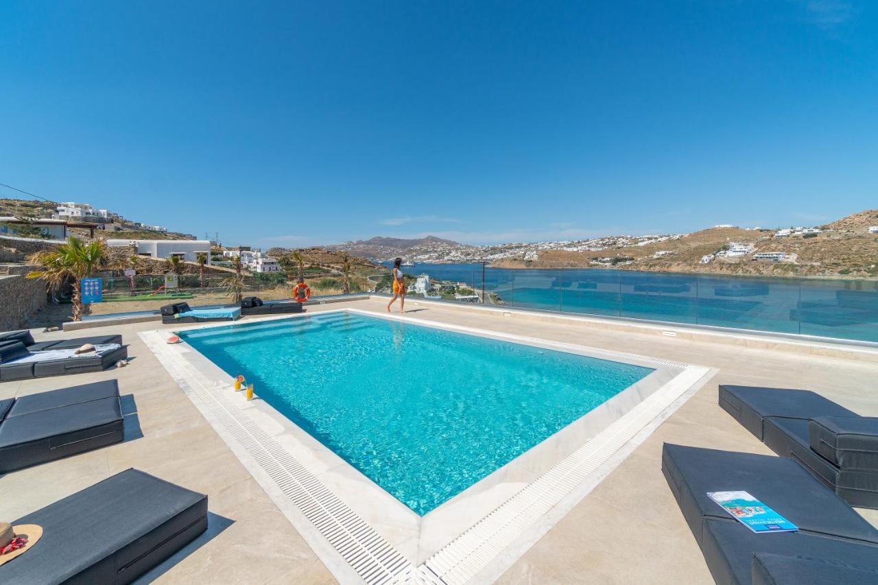 Apartament Corfos Blue Mykonos Ornos  Zewnętrze zdjęcie