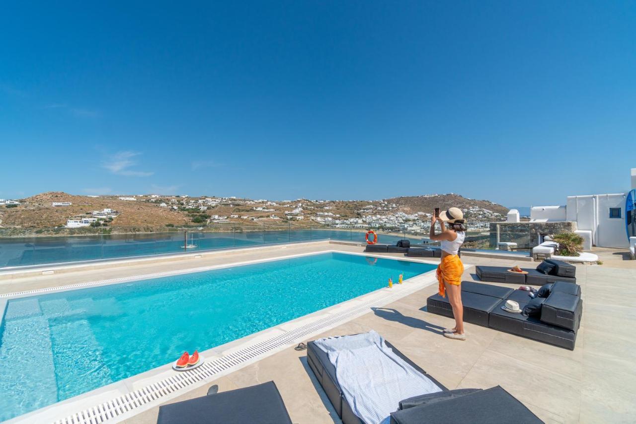 Apartament Corfos Blue Mykonos Ornos  Zewnętrze zdjęcie