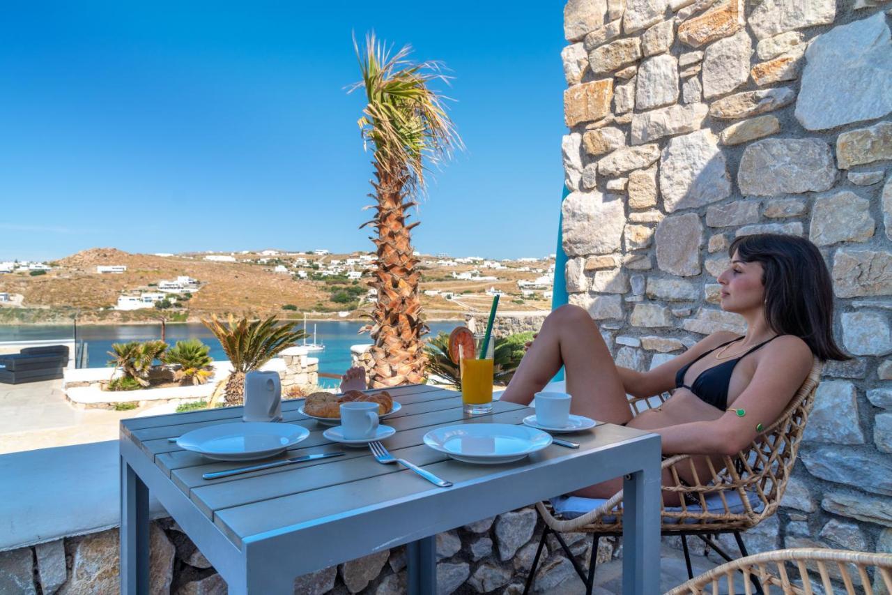 Apartament Corfos Blue Mykonos Ornos  Zewnętrze zdjęcie