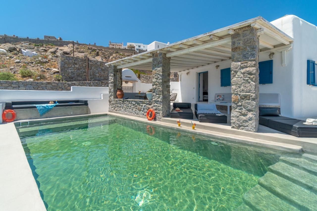 Apartament Corfos Blue Mykonos Ornos  Zewnętrze zdjęcie