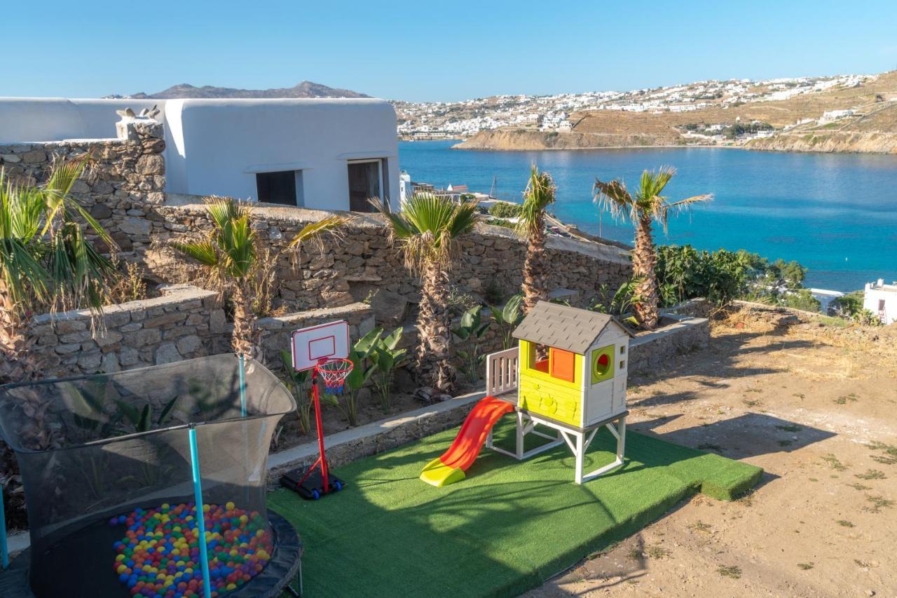 Apartament Corfos Blue Mykonos Ornos  Zewnętrze zdjęcie