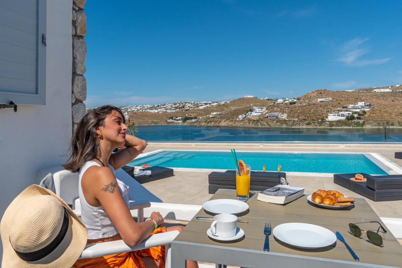 Apartament Corfos Blue Mykonos Ornos  Zewnętrze zdjęcie