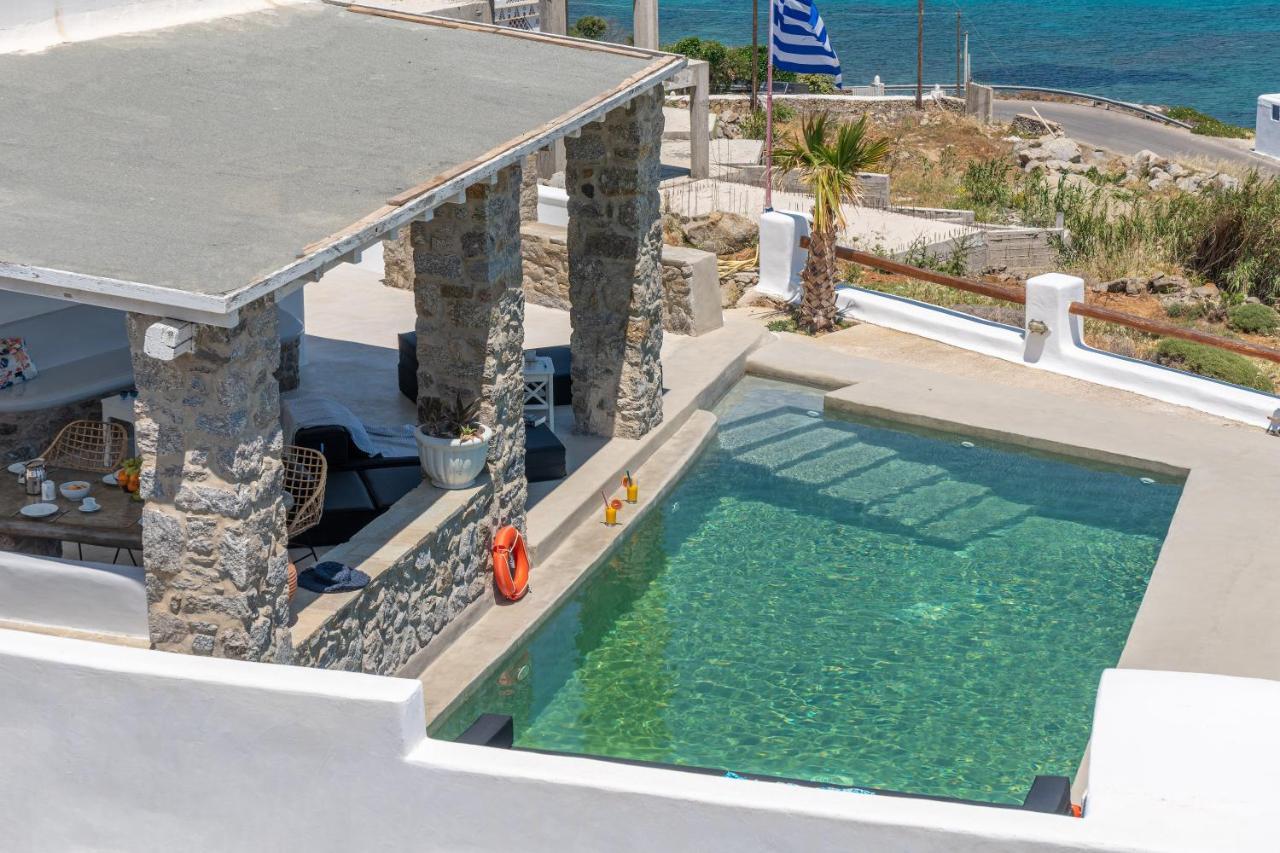 Apartament Corfos Blue Mykonos Ornos  Zewnętrze zdjęcie