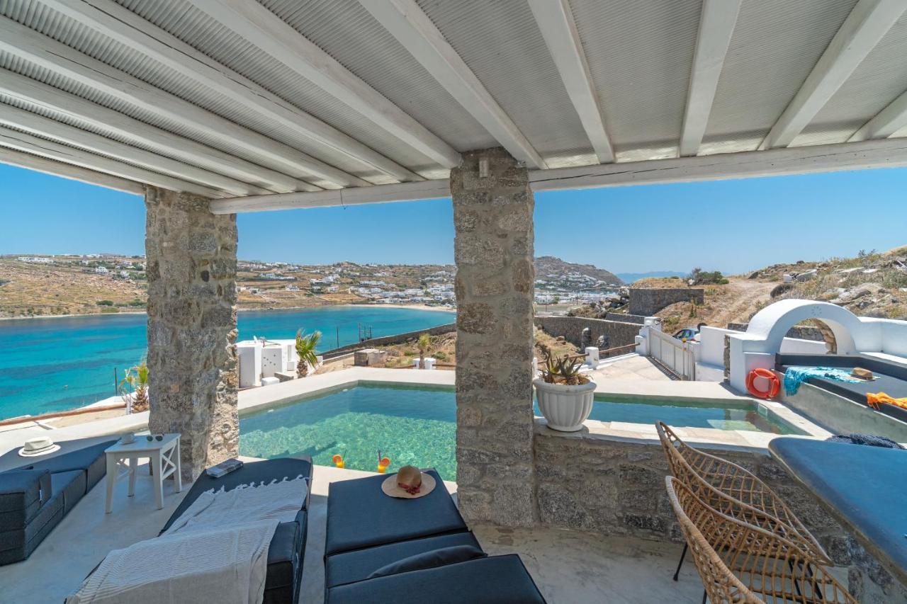 Apartament Corfos Blue Mykonos Ornos  Zewnętrze zdjęcie