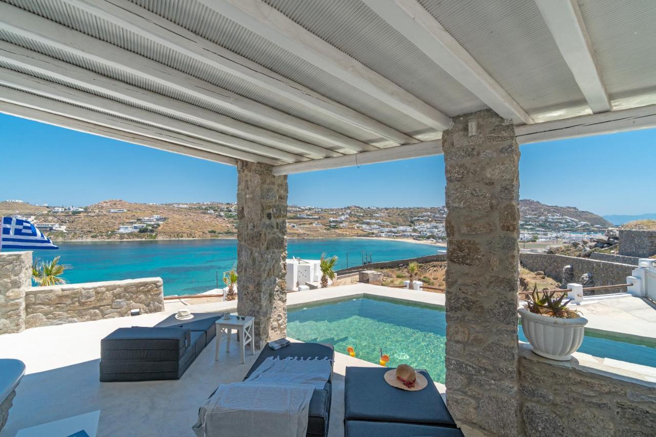 Apartament Corfos Blue Mykonos Ornos  Zewnętrze zdjęcie