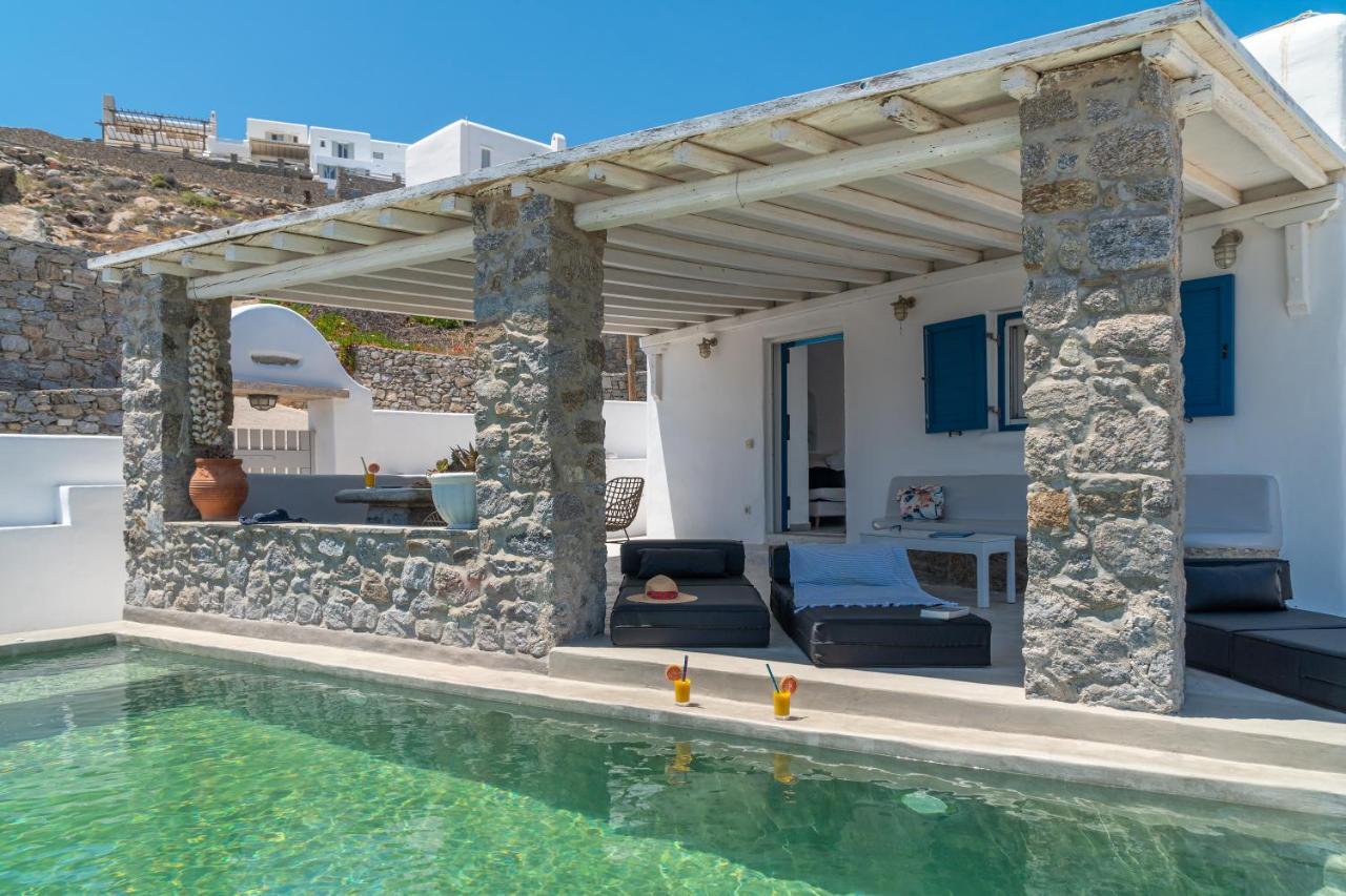 Apartament Corfos Blue Mykonos Ornos  Zewnętrze zdjęcie